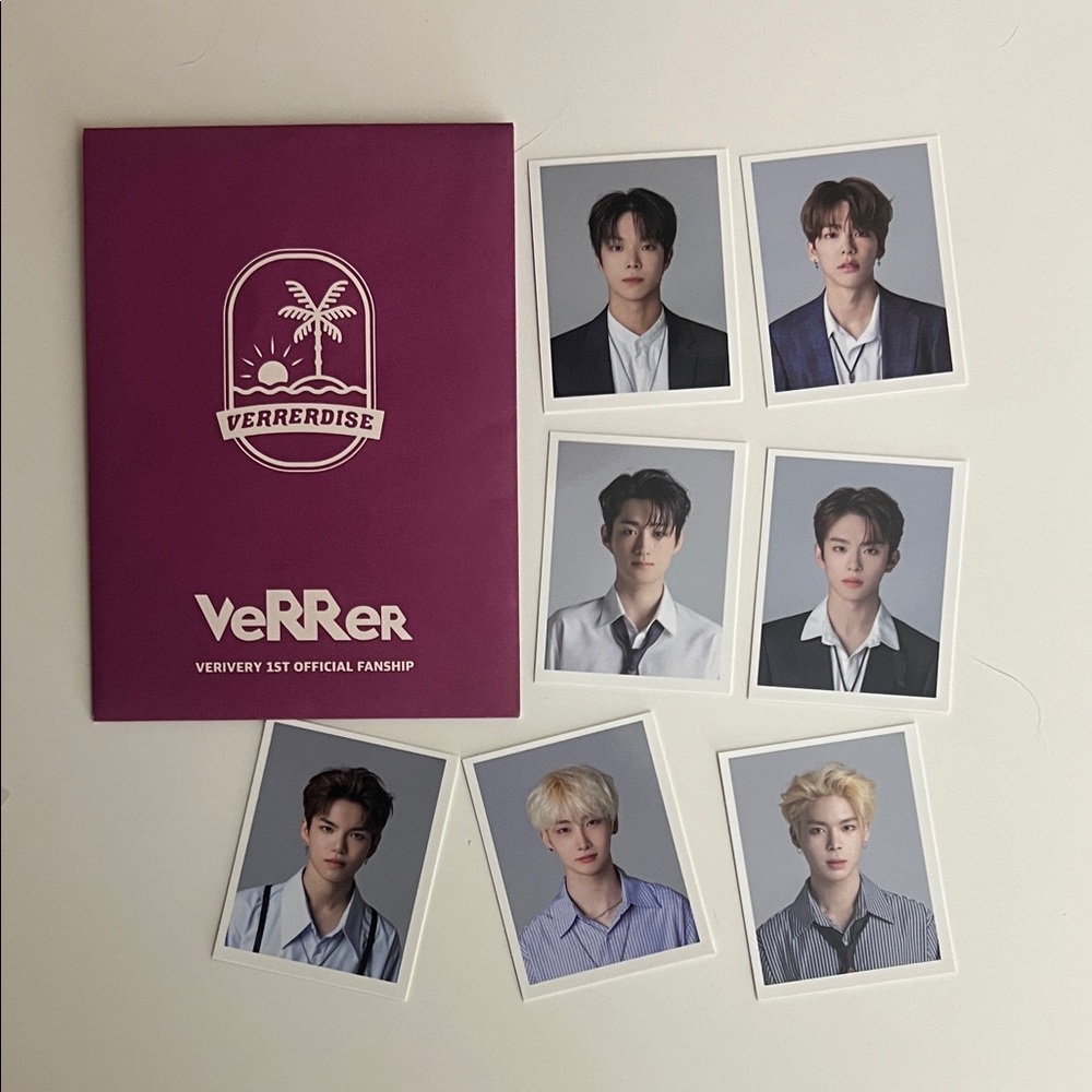 VERIVERY Fanship ID Photocard Set + free Kang min keyring